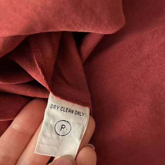 Burgandy silk shell - Picture 4 of 4